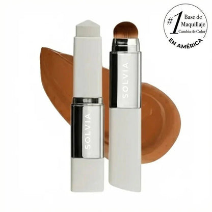 Barra de base de maquillaje coreana con cambio de color Solvia™