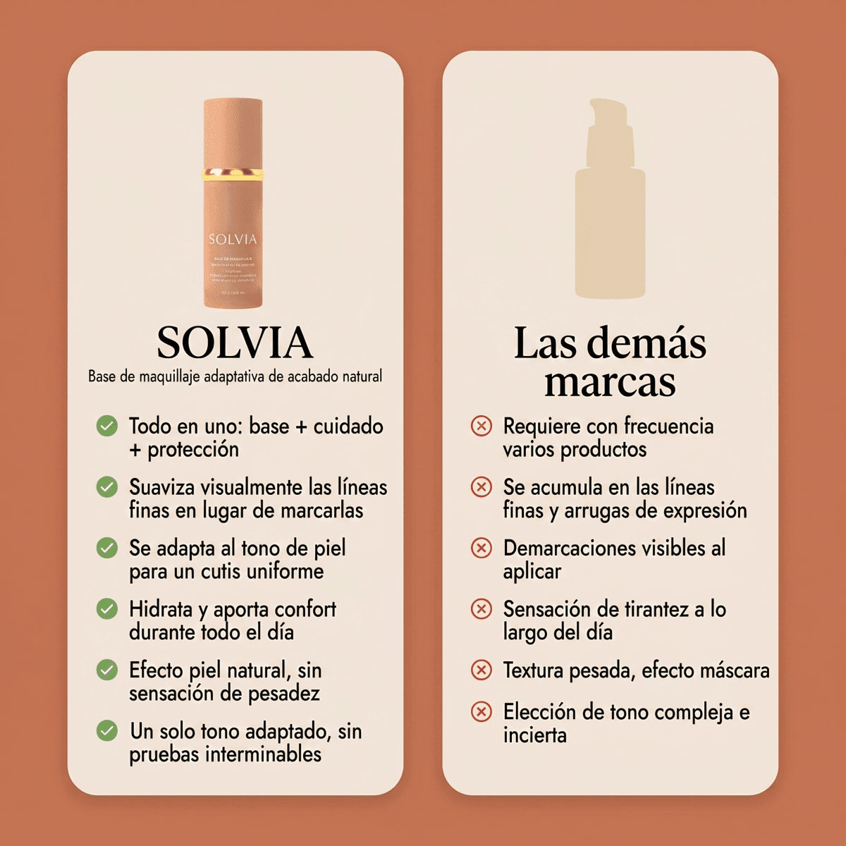 Base de maquillaje 4-en-1 Solvia®