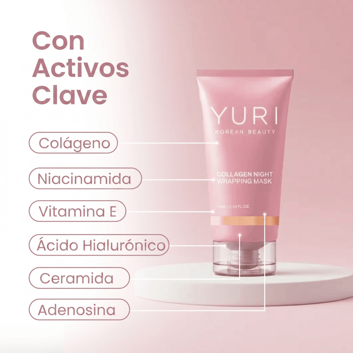 Mascarilla Nocturna Envolvente de Colágeno