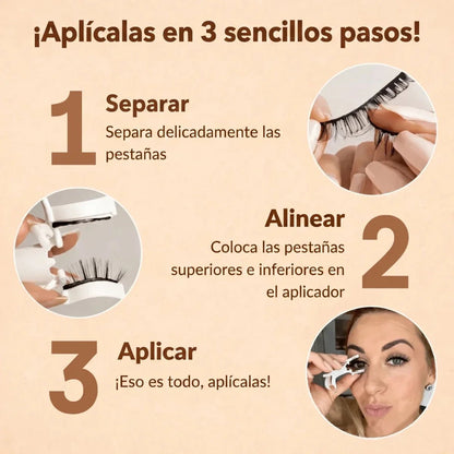 Pestañas magnéticas Solvia™ sin pegamento