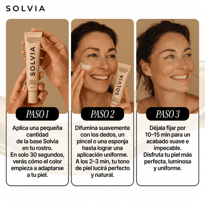 Base de Maquillaje con Cambio de Color